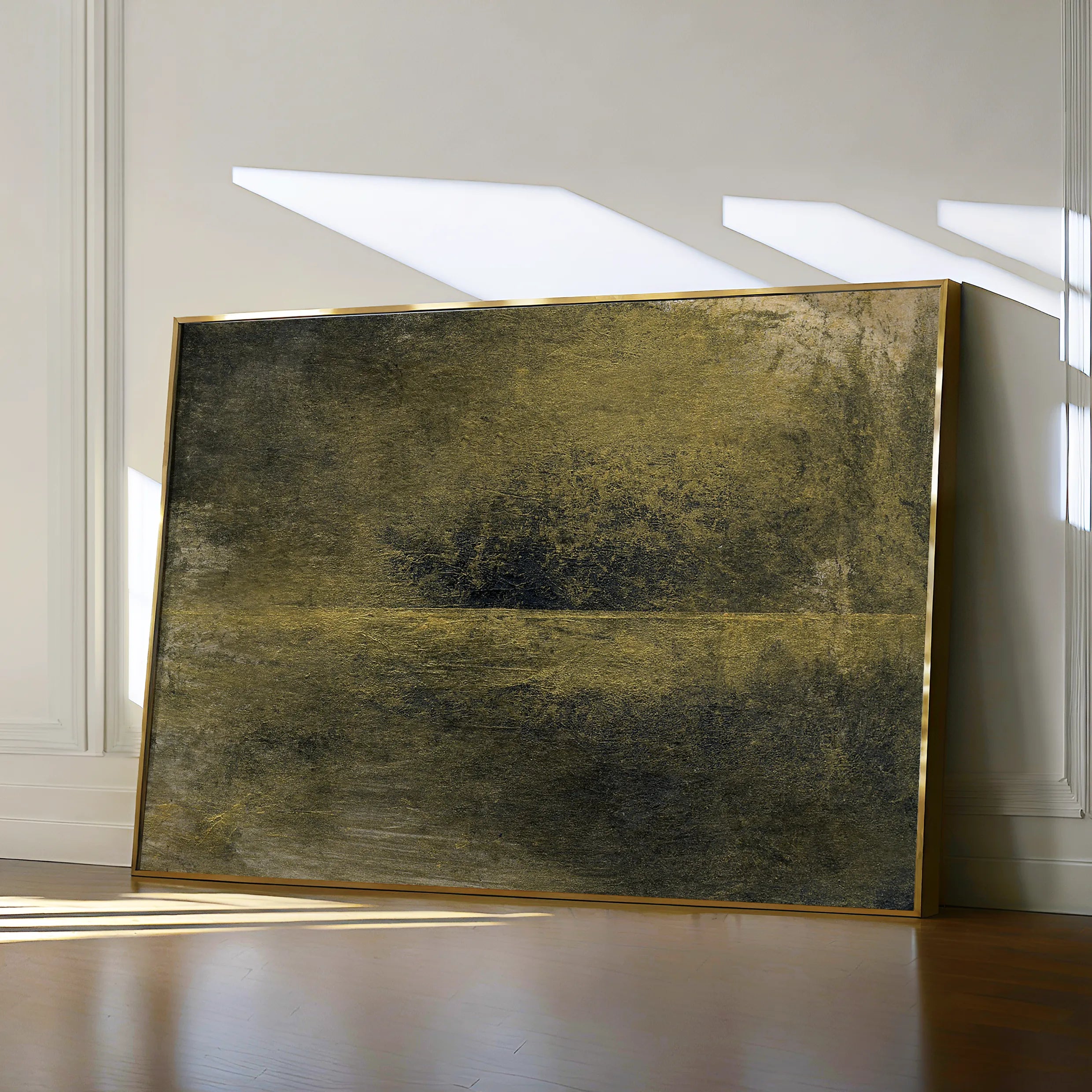 Abstract 231 Canvas Art 18" x 24" / 45 x 60 cm / Black
