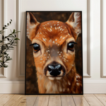 Animals 231 Canvas Art 18" x 24" / 45 x 60 cm / Black