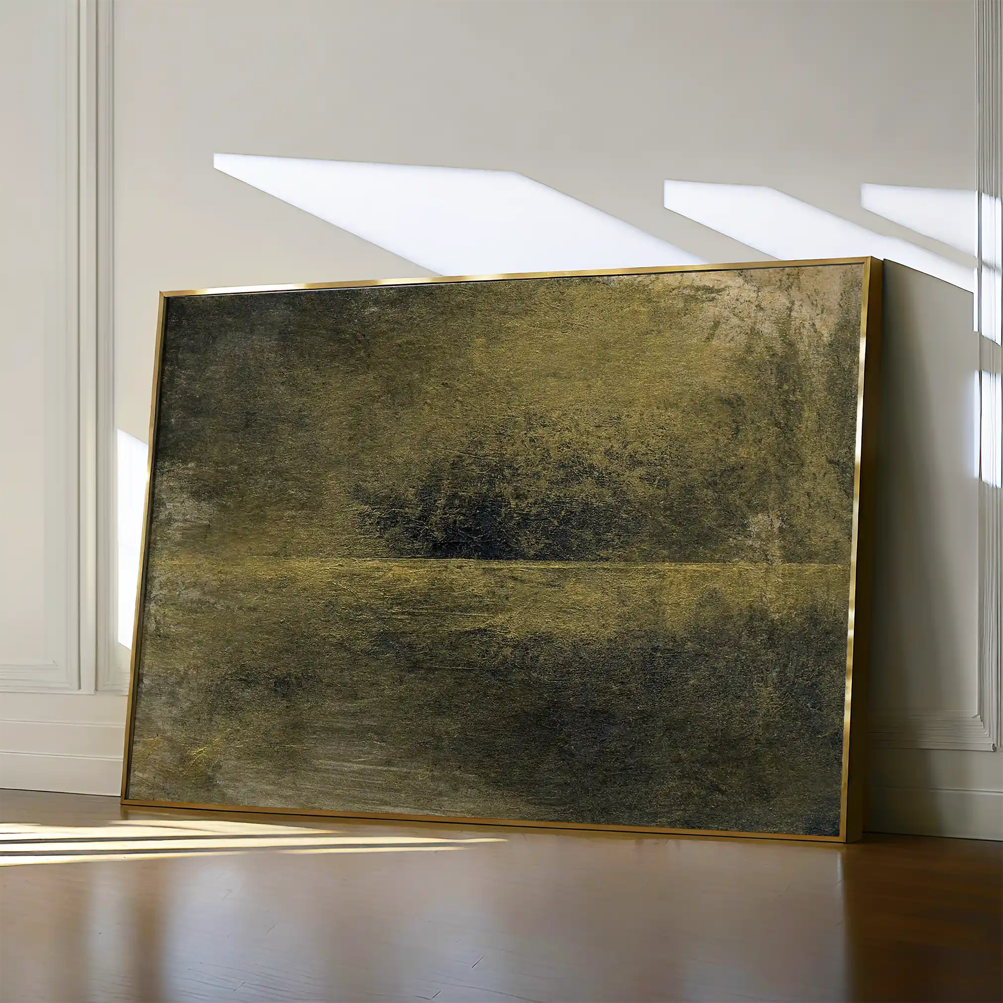 Abstract 231 Canvas Art 60 x 40 cm / Black
