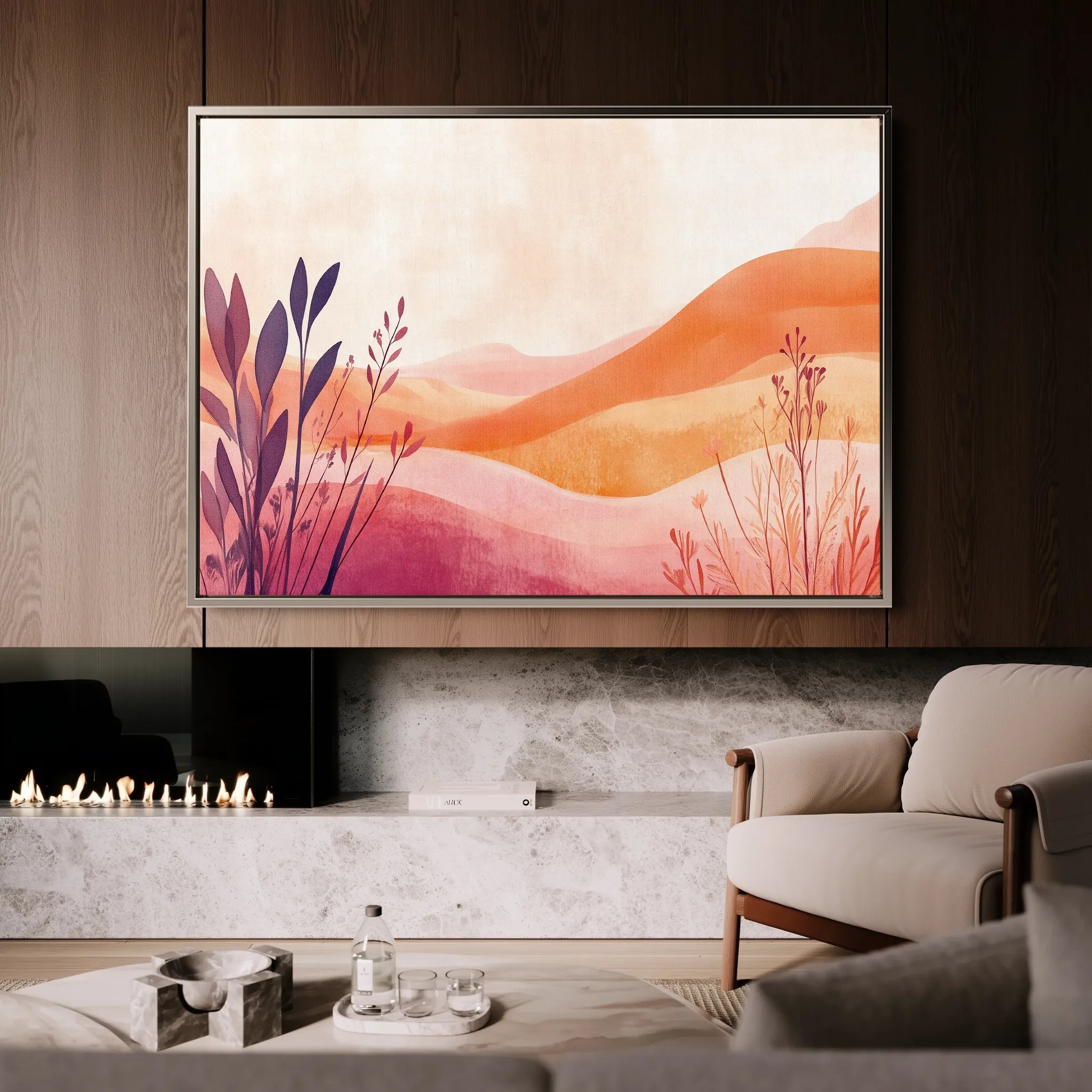 Boho 231 Canvas Art 18" x 24" / 45 x 60 cm / Black