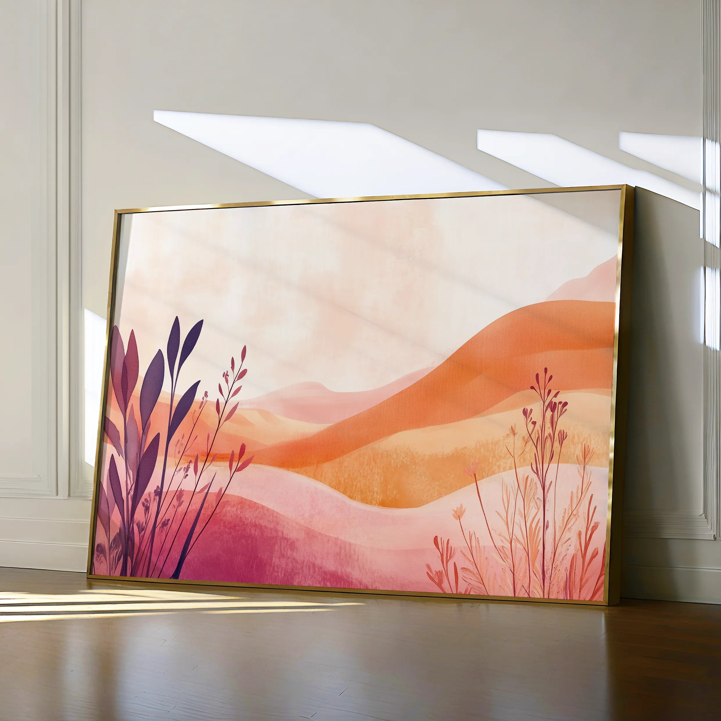 Boho 231 Canvas Art 18" x 24" / 45 x 60 cm / Black