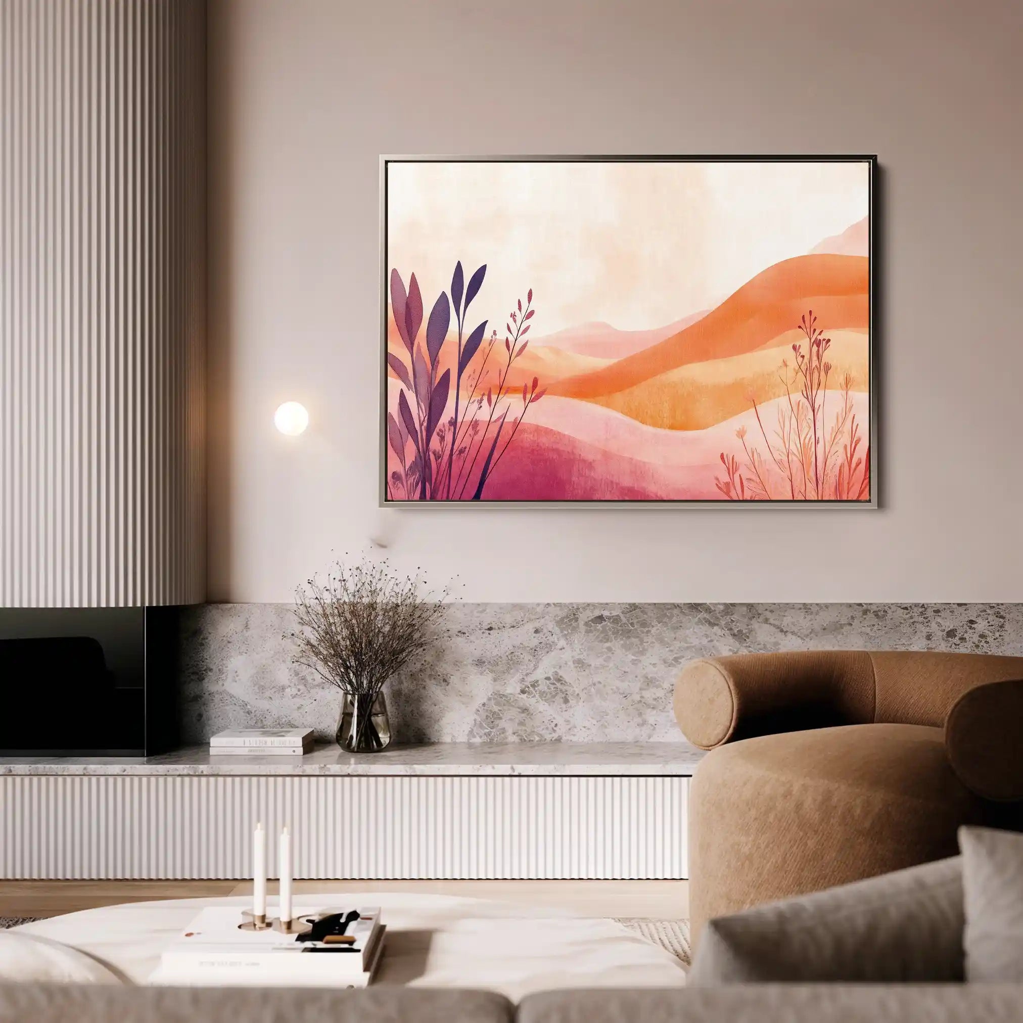 Boho 231 Canvas Art 60 x 40 cm / Black