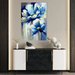 Floral 231 Canvas Art 60 x 40 cm / Black