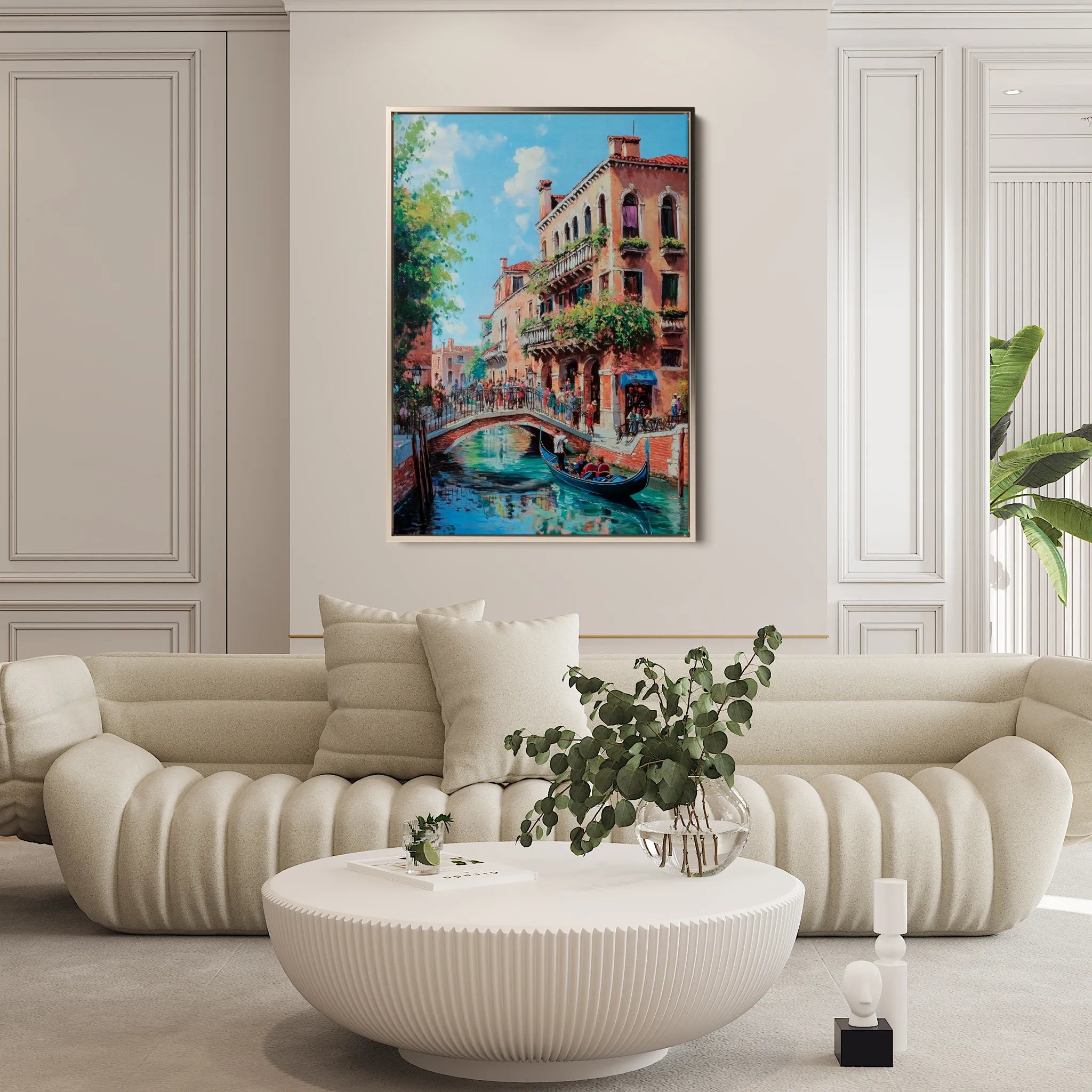 Landscape 231 Canvas Art 18" x 24" / 45 x 60 cm / Black