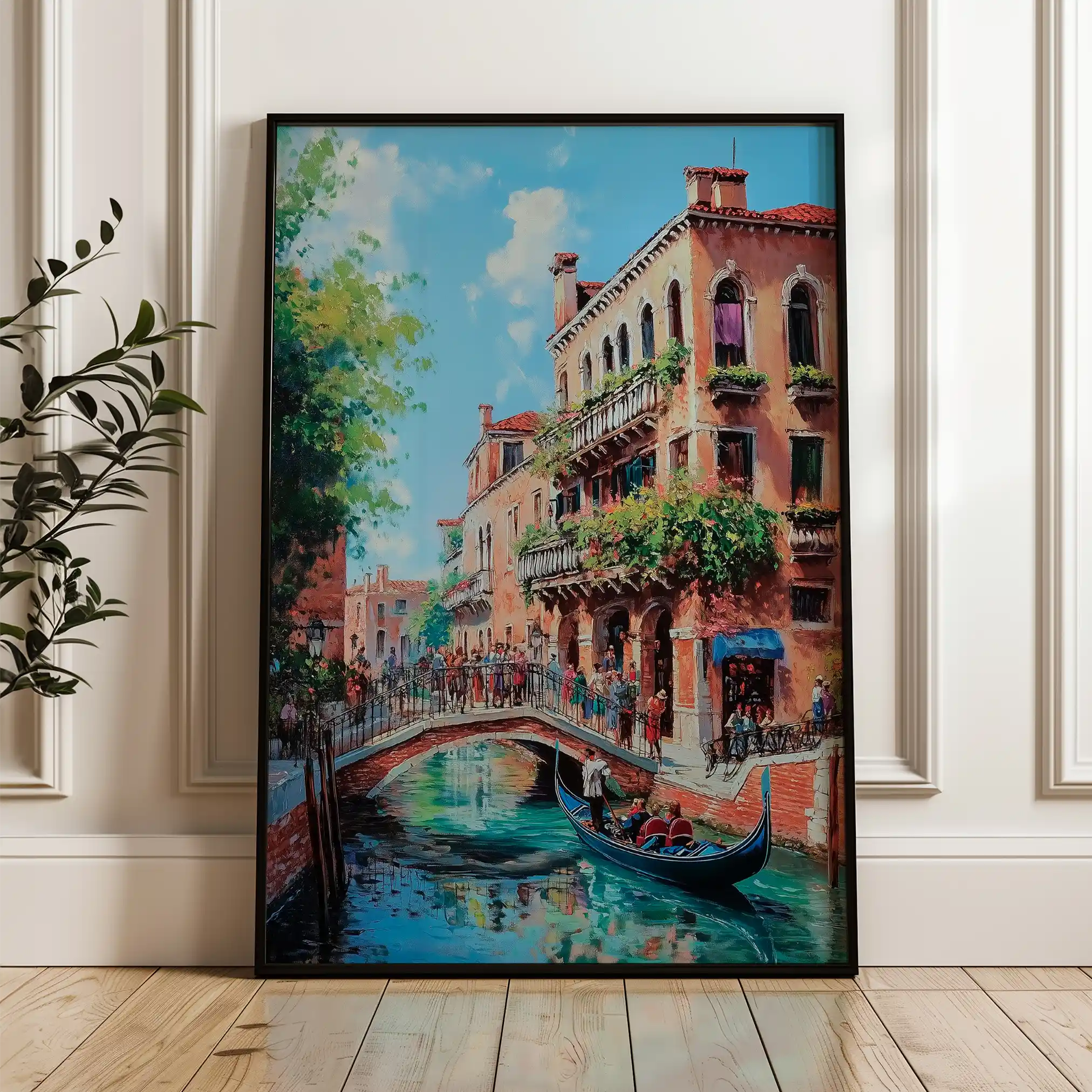 Landscape 231 Canvas Art 60 x 40 cm / Black