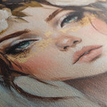 Portrait 231 Canvas Art 18" x 24" / 45 x 60 cm / Black