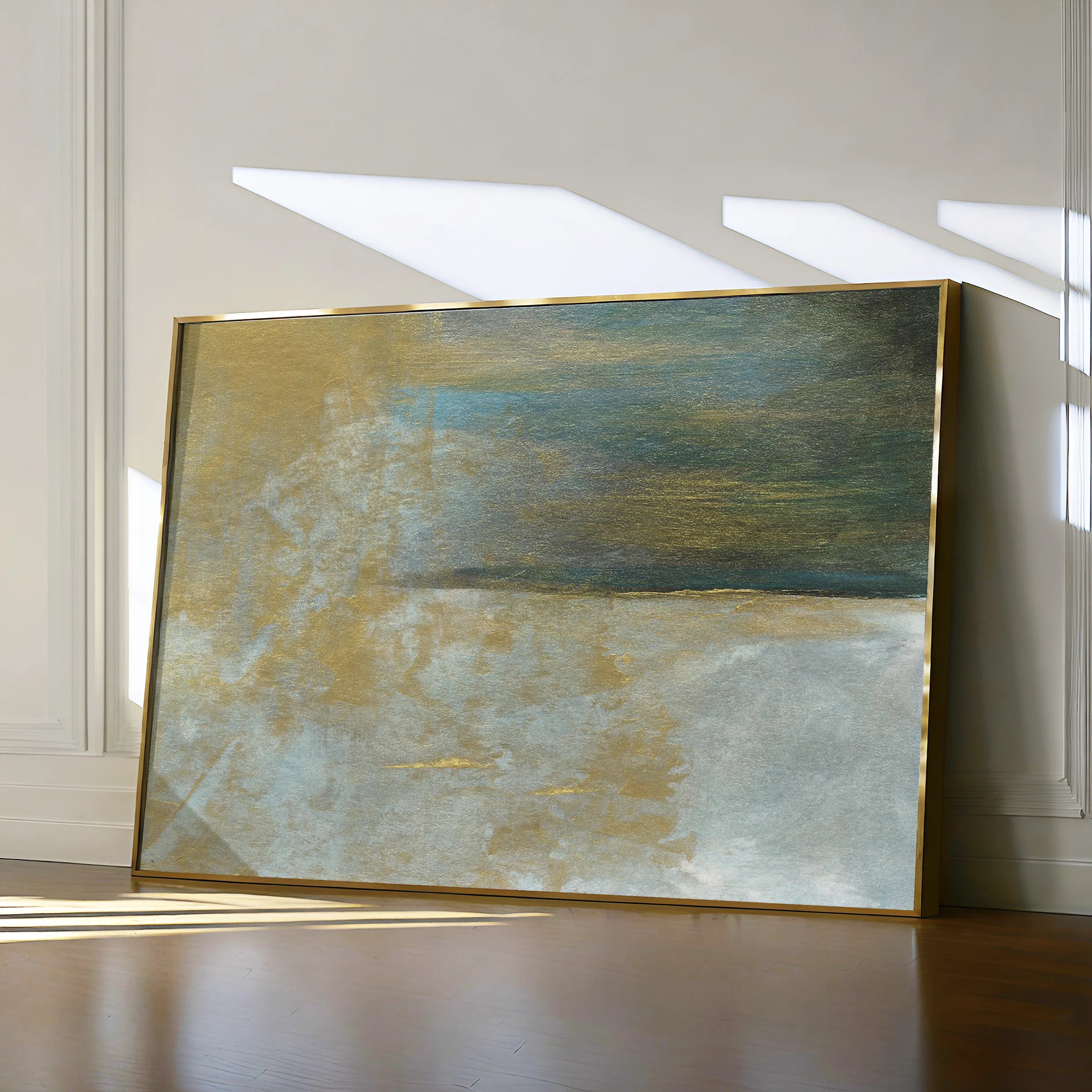 Abstract 232 Canvas Art 18" x 24" / 45 x 60 cm / Black