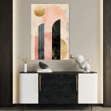 Boho 232 Canvas Art 18" x 24" / 45 x 60 cm / Black