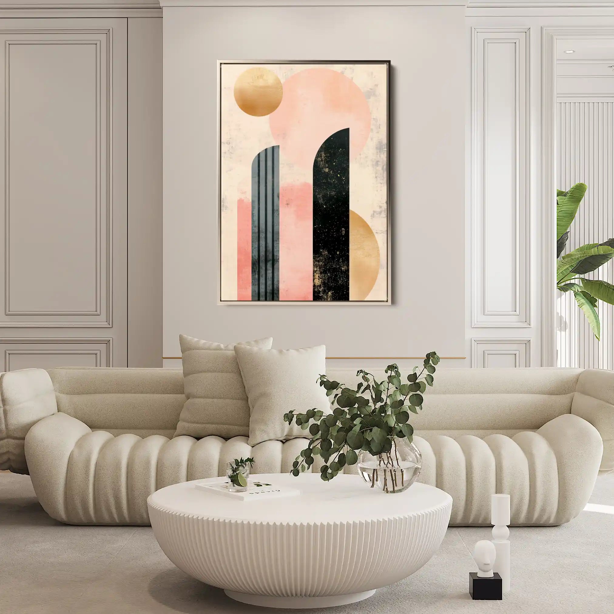 Boho 232 Canvas Art 60 x 40 cm / Black