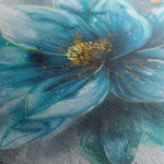 Floral 232 Canvas Art 60 x 40 cm / Black