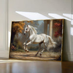 Horses 232 Canvas Art 18" x 24" / 45 x 60 cm / Black