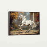 Horses 232 Canvas Art 18" x 24" / 45 x 60 cm / Black