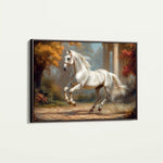 Horses 232 Canvas Art 60 x 40 cm / Black