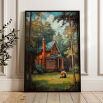 Landscape 232 Canvas Art 18" x 24" / 45 x 60 cm / Black