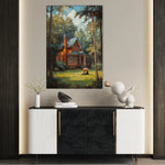 Landscape 232 Canvas Art 18" x 24" / 45 x 60 cm / Black