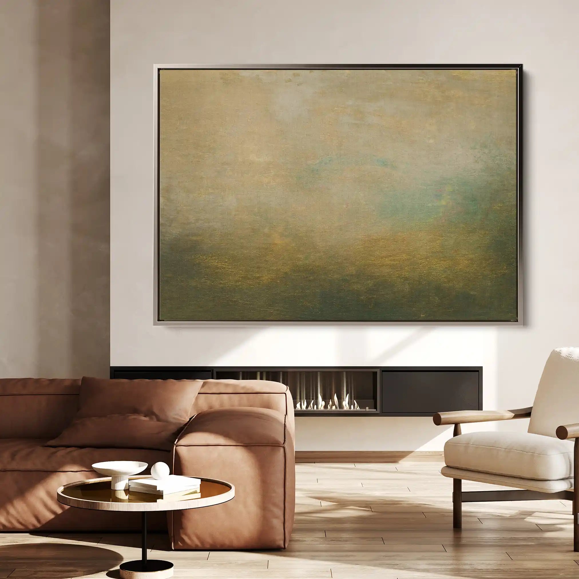 Abstract 233 Canvas Art 18" x 24" / 45 x 60 cm / Black