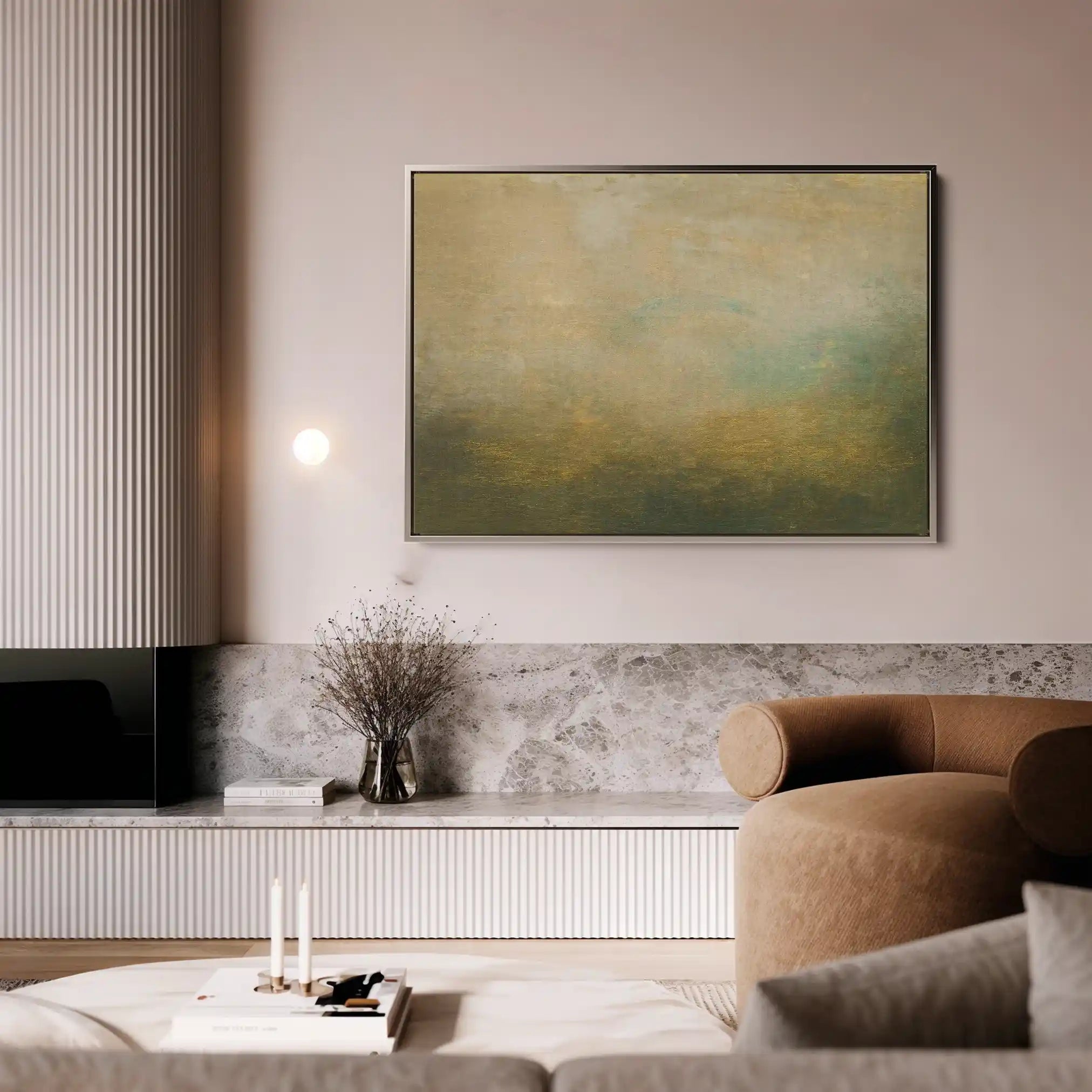 Abstract 233 Canvas Art 18" x 24" / 45 x 60 cm / Black
