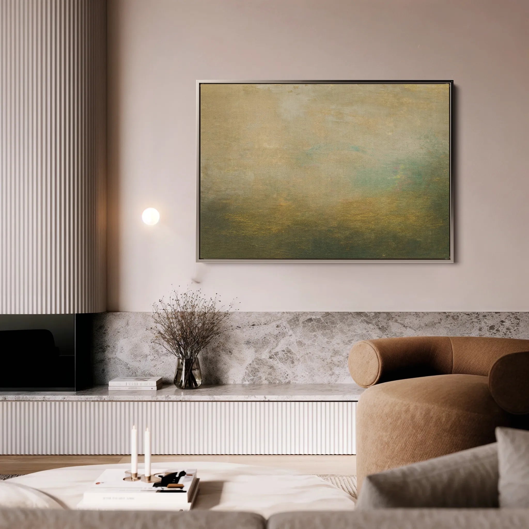 Abstract 233 Canvas Art 18" x 24" / 45 x 60 cm / Black