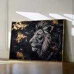Animals 233 Canvas Art 18" x 24" / 45 x 60 cm / Black