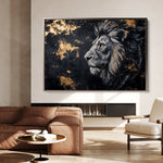 Animals 233 Canvas Art 18" x 24" / 45 x 60 cm / Black