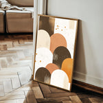 Boho 233 Canvas Art 18" x 24" / 45 x 60 cm / Black