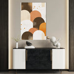 Boho 233 Canvas Art 18" x 24" / 45 x 60 cm / Black