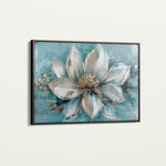 Floral 233 Canvas Art 18" x 24" / 45 x 60 cm / Black