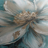 Floral 233 Canvas Art 18" x 24" / 45 x 60 cm / Black