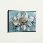 Floral 233 Canvas Art 60 x 40 cm / Black