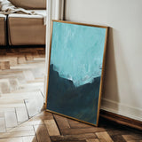 Abstract 234 Canvas Art 18" x 24" / 45 x 60 cm / Black