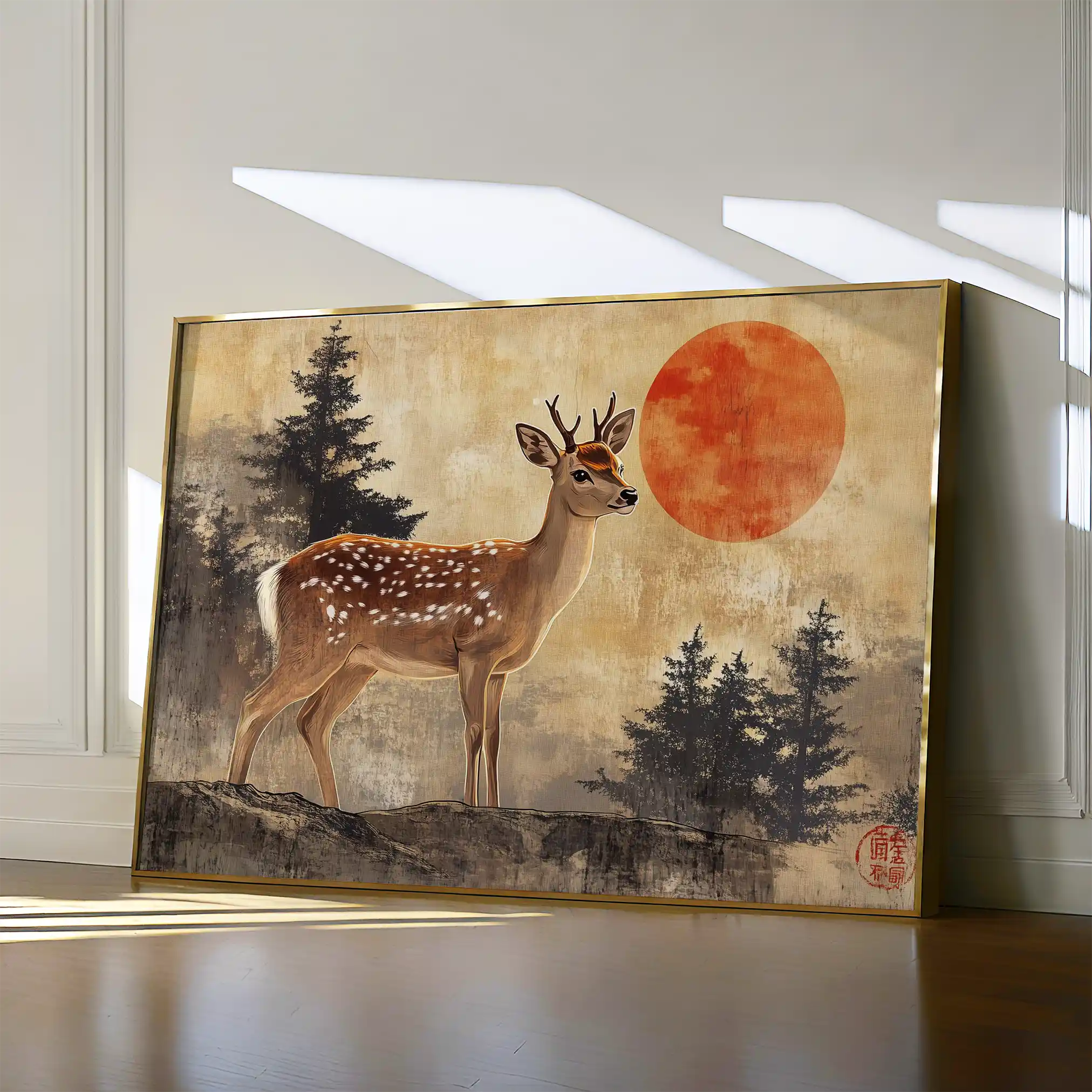 Animals 234 Canvas Art 60 x 40 cm / Black