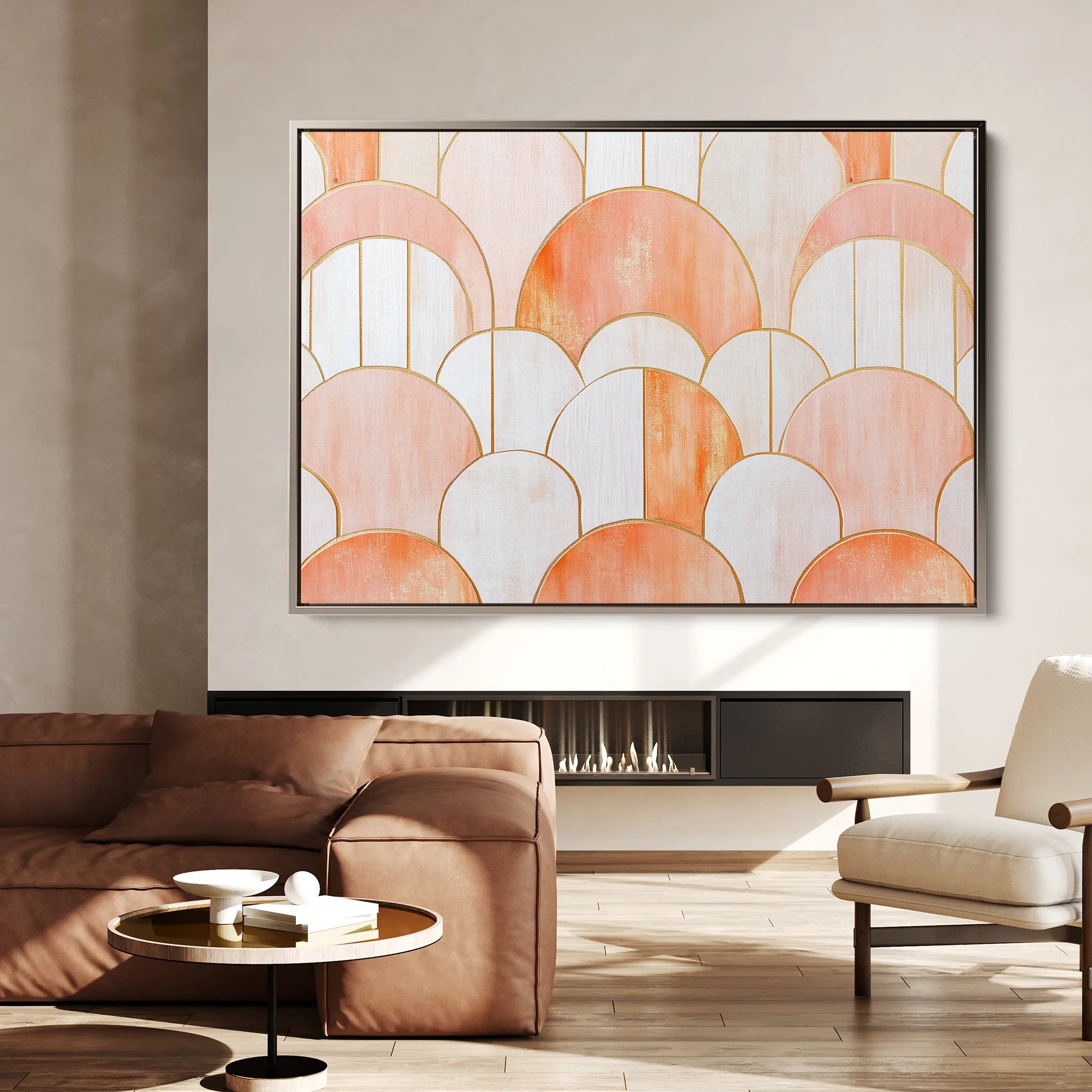 Boho 234 Canvas Art 18" x 24" / 45 x 60 cm / Black
