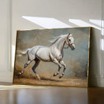 Horses 234 Canvas Art 18" x 24" / 45 x 60 cm / Black