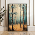 Landscape 234 Canvas Art 18" x 24" / 45 x 60 cm / Black