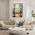 Landscape 234 Canvas Art 18" x 24" / 45 x 60 cm / Black