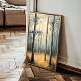 Landscape 234 Canvas Art 18" x 24" / 45 x 60 cm / Black