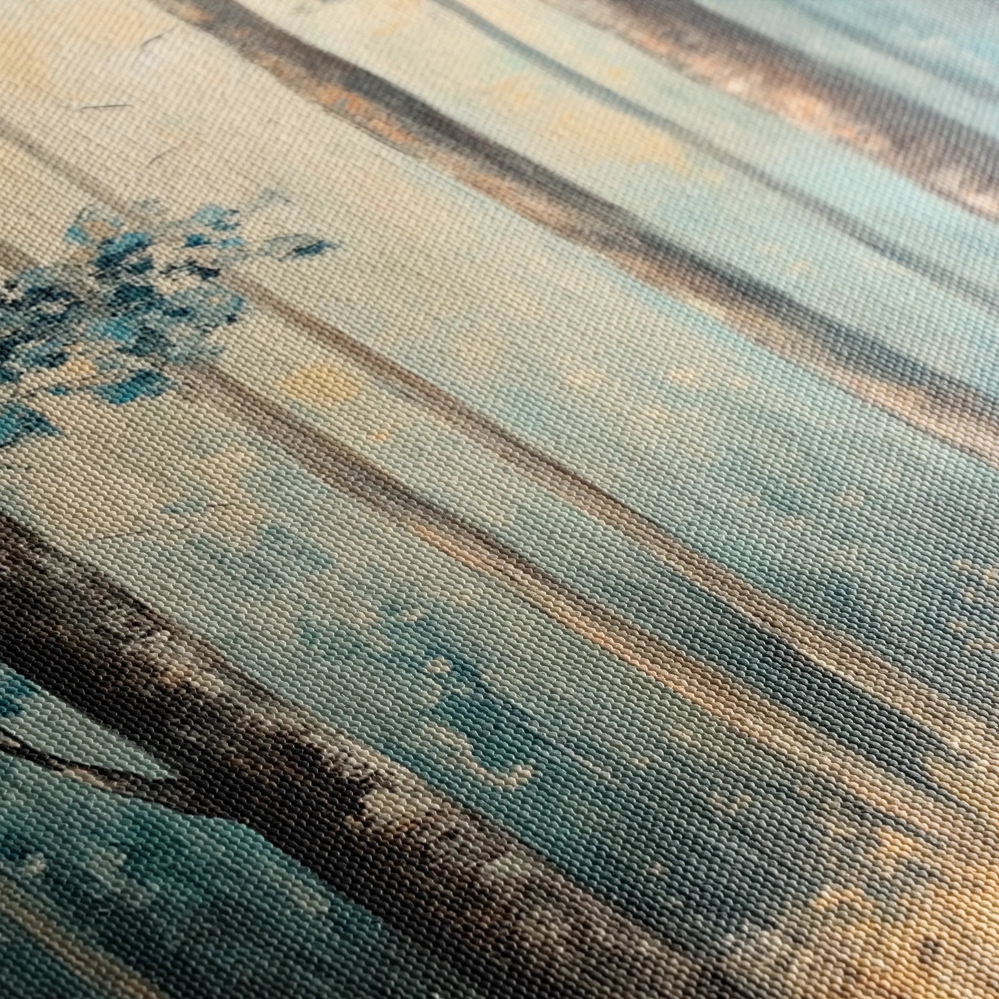 Landscape 234 Canvas Art 18" x 24" / 45 x 60 cm / Black