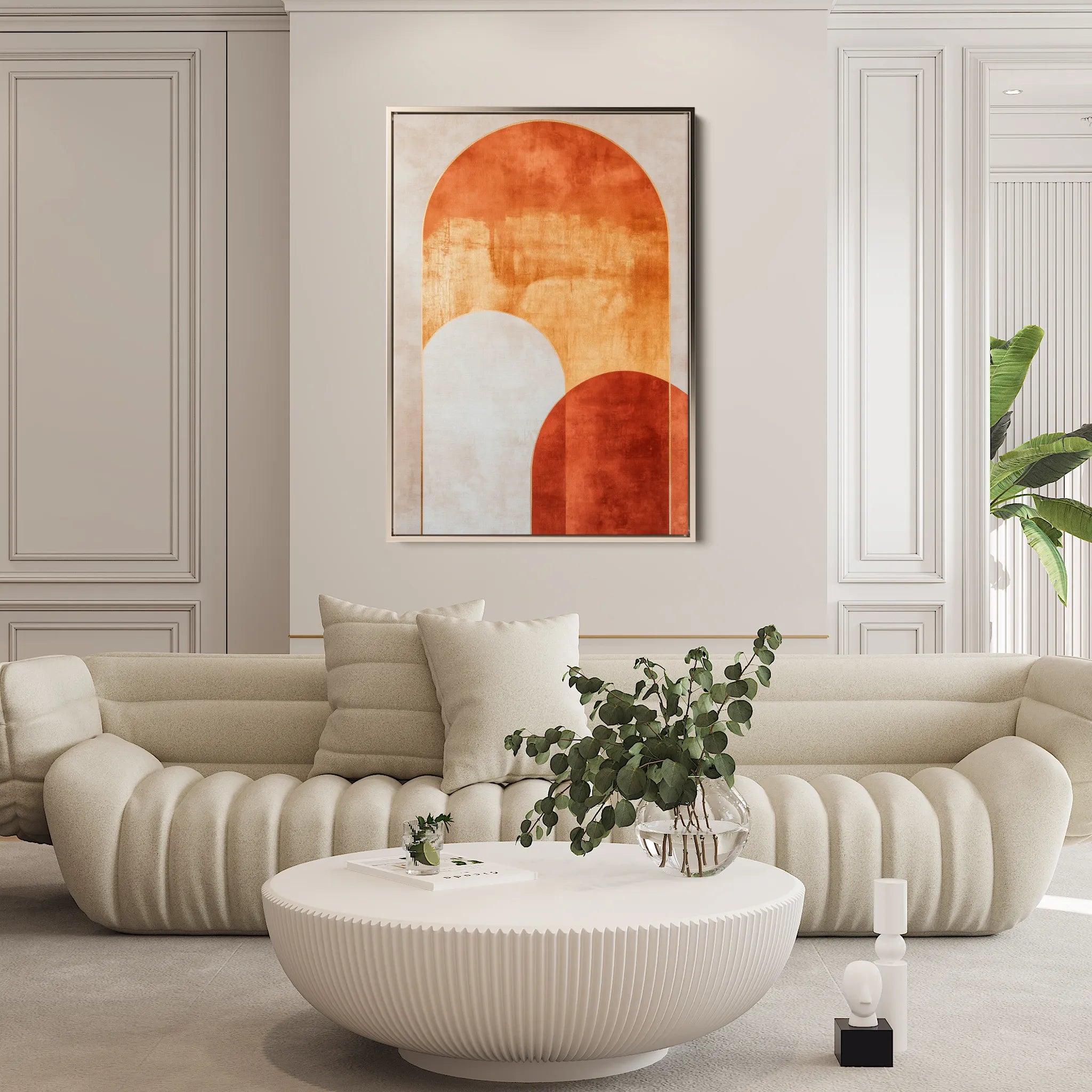 Boho 235 Canvas Art 18" x 24" / 45 x 60 cm / Black
