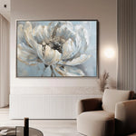 Floral 235 Canvas Art 60 x 40 cm / Black