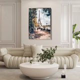 Landscape 235 Canvas Art 18" x 24" / 45 x 60 cm / Black