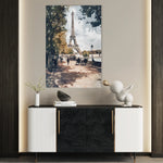 Landscape 235 Canvas Art 18" x 24" / 45 x 60 cm / Black
