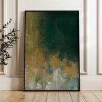 Abstract 236 Canvas Art 18" x 24" / 45 x 60 cm / Black