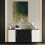 Abstract 236 Canvas Art 18" x 24" / 45 x 60 cm / Black