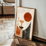 Boho 236 Canvas Art 18" x 24" / 45 x 60 cm / Black