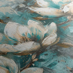 Floral 236 Canvas Art 18" x 24" / 45 x 60 cm / Black