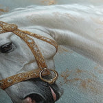 Horses 236 Canvas Art 60 x 40 cm / Black