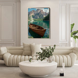 Landscape 236 Canvas Art 18" x 24" / 45 x 60 cm / Black