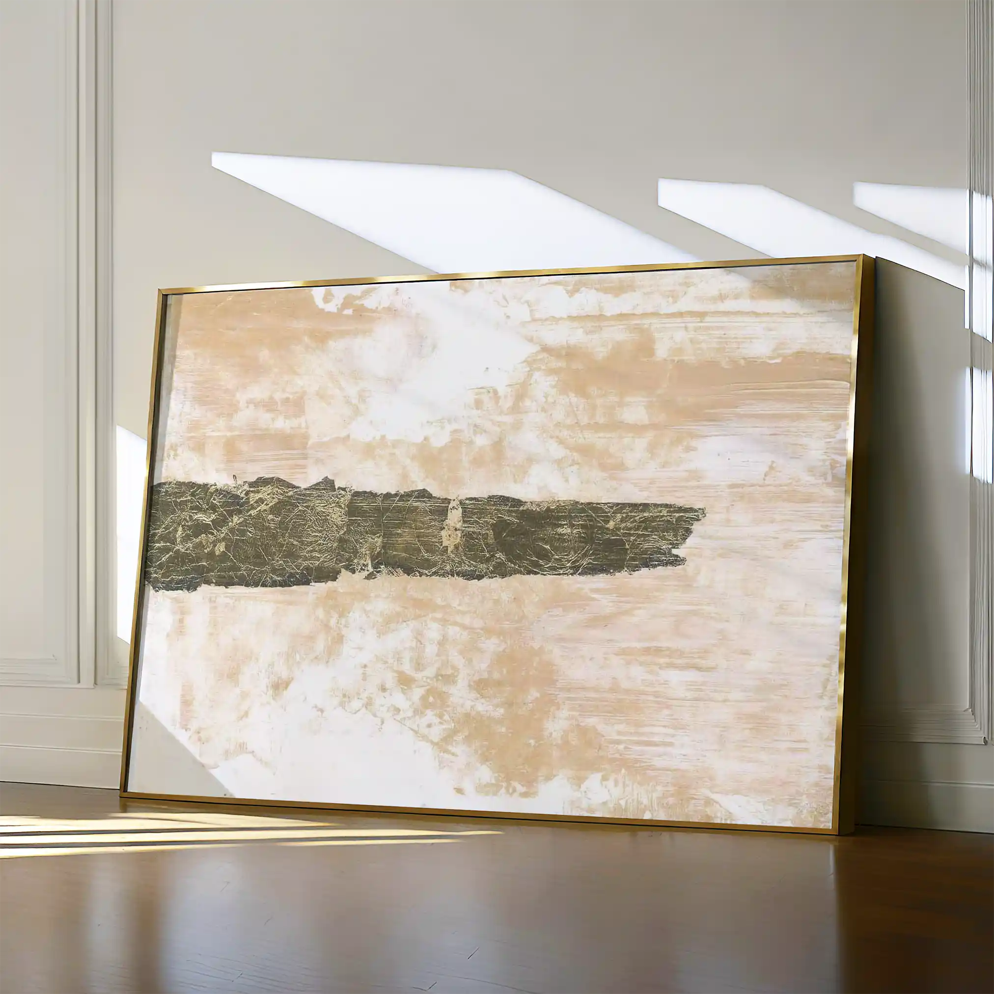 Abstract 237 Canvas Art 18" x 24" / 45 x 60 cm / Black