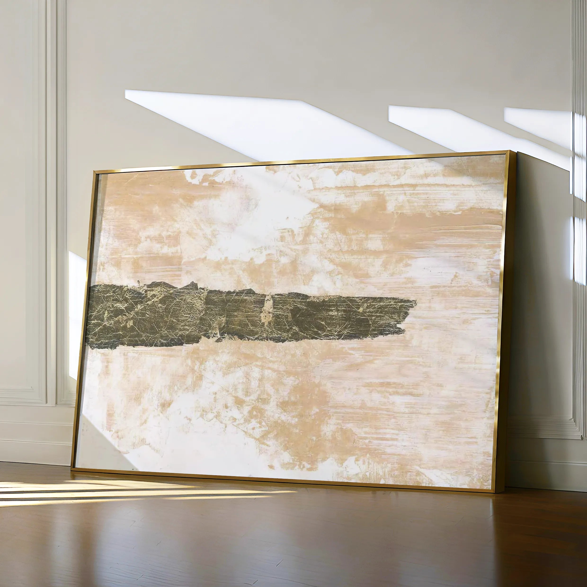 Abstract 237 Canvas Art 18" x 24" / 45 x 60 cm / Black