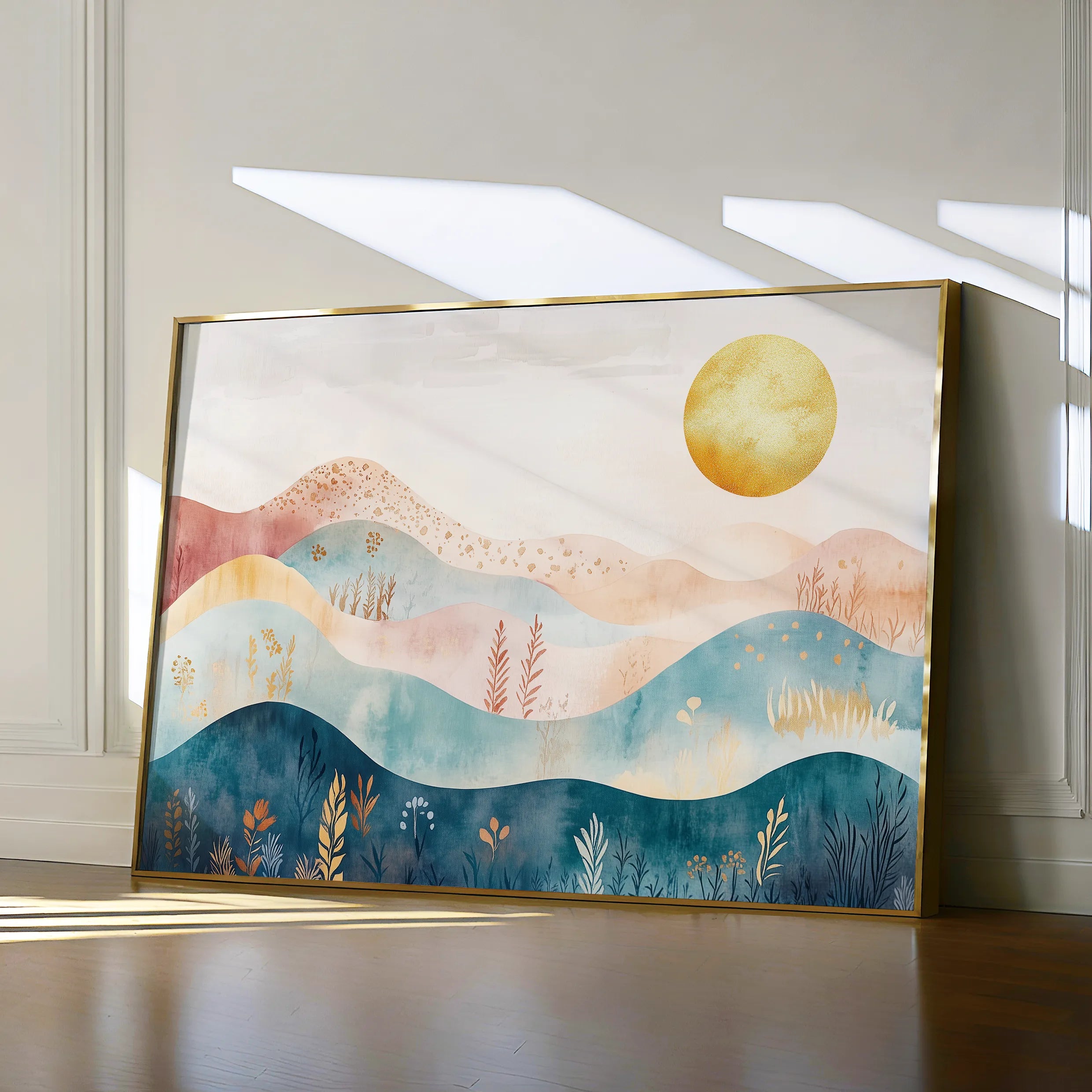 Boho 237 Canvas Art 18" x 24" / 45 x 60 cm / Black